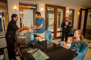 Check-in or Check-out Kiosk